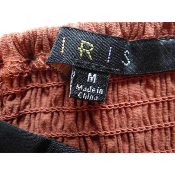 Stylish IRIS Crop Top - Brown and Black - Picture 4 of 5